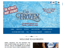 Tablet Screenshot of gofrozenaz.com